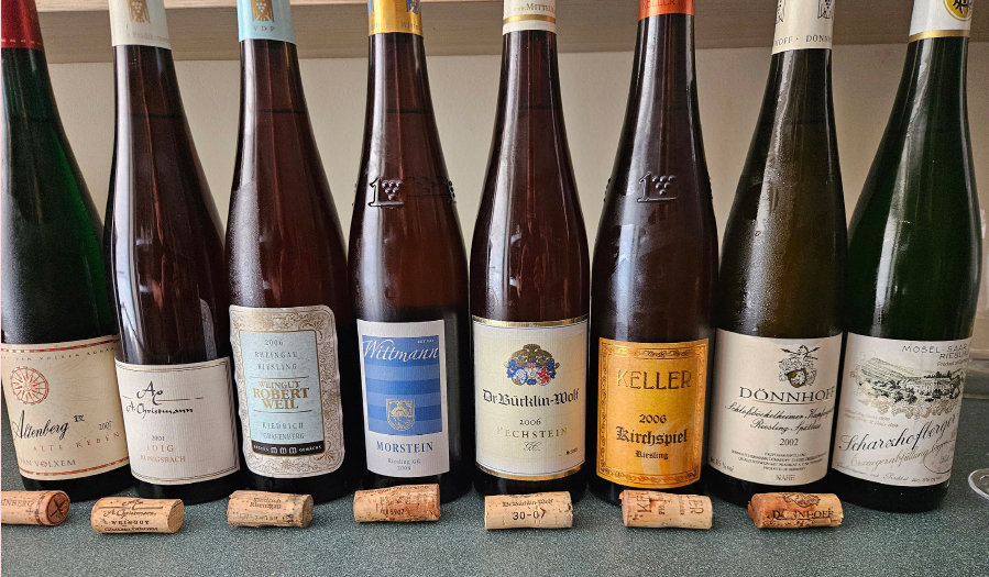 DEGUSTACE ŠPIČKOVÝCH NĚMECKÝCH RYZLINKŮ